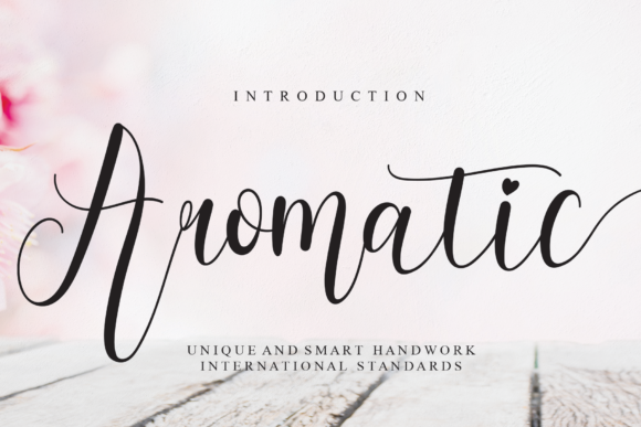 Aromatic: A Charming Handwritten Font for Editorial Elegance