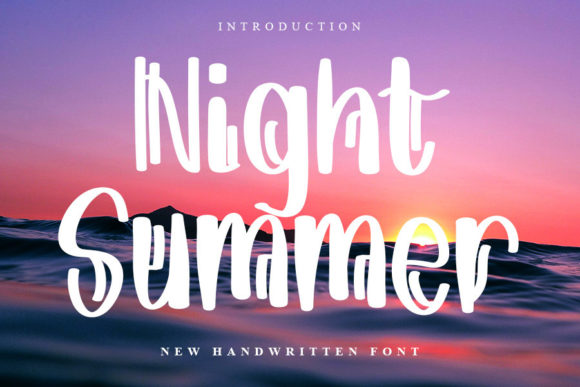 Bring Your Handmade Creations to Life with Night Summer Font