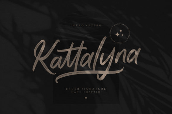 Discover Kattalyna: A Versatile Brushed Script Font for Creative Projects