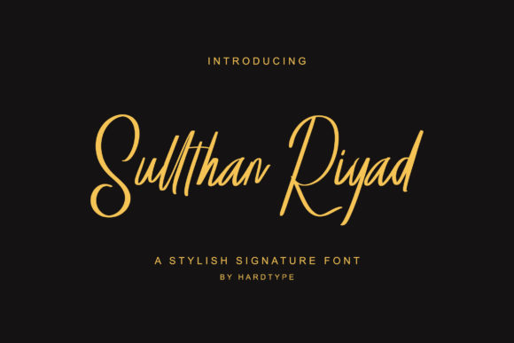 Discover Sullthan Riyad: A Stylish and Elegant Font