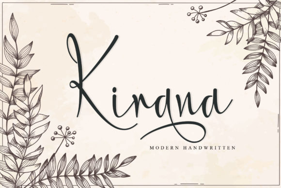 Enhance Your Brand with Kirana: A Delicate Script Font