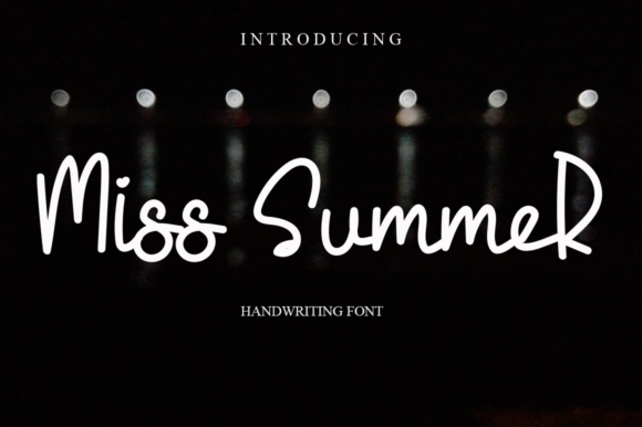 Enhance Your Brand with Miss Summer Font