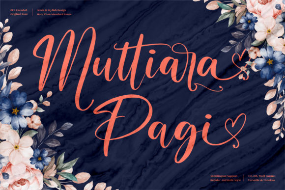 Enhance Your Campaigns with Muttiara Pagi Font