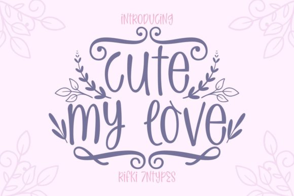 Enhance Your Craft Projects with Cute My Love Font