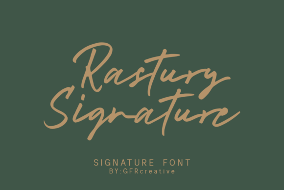 Enhance Your Web Design with Rastury Signature Font