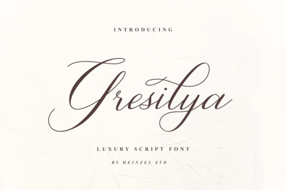 Gresilya: A Refined Script Font for Editorial Elegance