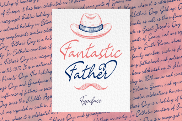 Introducing Fantastic Father: A Chic Script Font for Branding