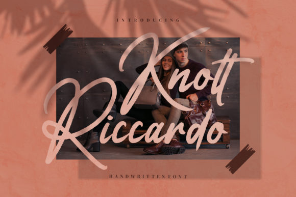 Knott Riccardo: A Cursive Font for Elegant Branding