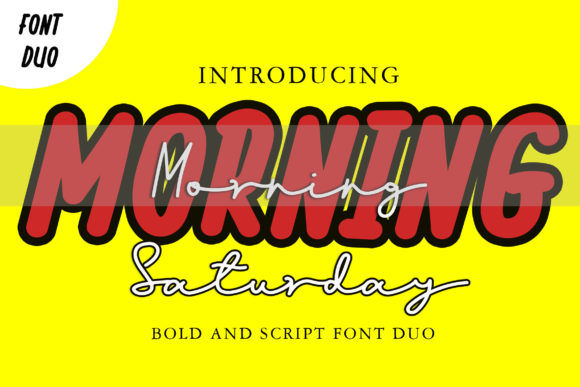 Morning Saturday: A Versatile Font for Craft and Design