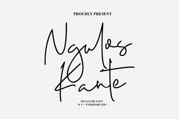 Ngulos Kante: Elevate Your Campaign with This Elegant Script Font