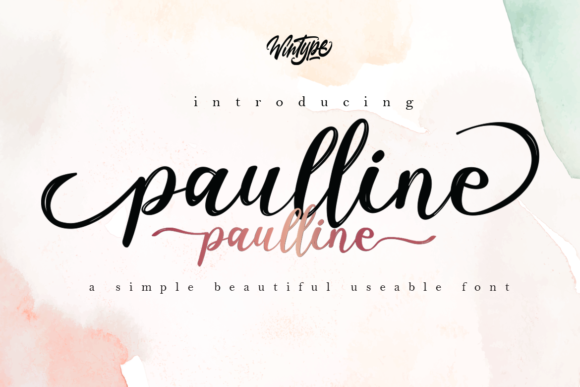 Paulline: A Charming Script Font for Web Design