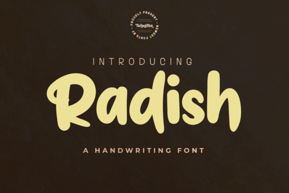 Radish: A Handwritten Font for Editorial Elegance