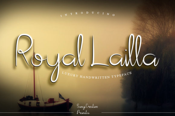 Royal Lailla: A Delicate and Elegant Handwritten Font