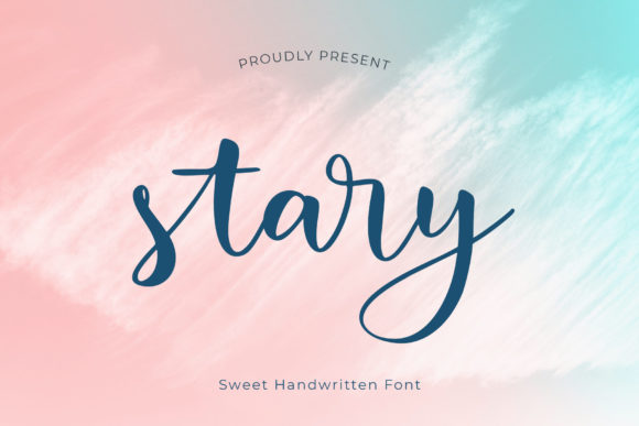 Stary: A Script Font for Elegant Editorial Design