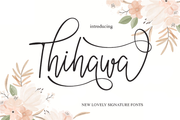 Thihawa: The Delicate Script Font for Eye-Catching Campaigns