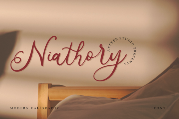 Transform Your Brand with Niathory: A Chic Handwritten Font