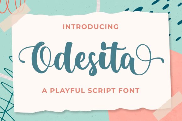 Transform Your Brand with Odesita: A Premium Script Font