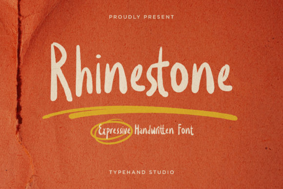 Transform Your Brand with Rhinestone: A Trendy Handwritten Font