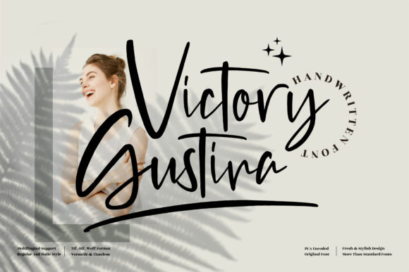 Victory Gustina: A Bold Script for Creative Projects