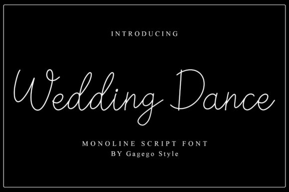Wedding Dance: A Graceful Script Font for Editorial Design