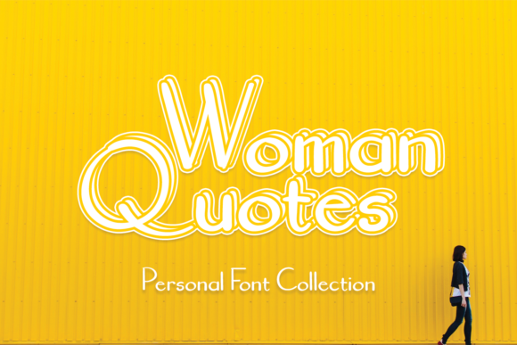 Woman Quotes: A Charming Handwritten Font for Makers